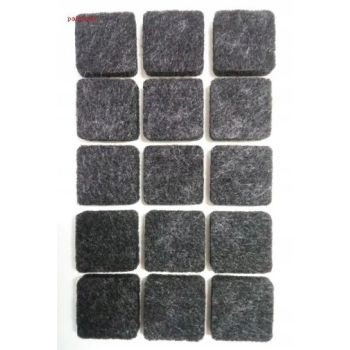 Podkładki filcowe pod meble stołki krzesła 150x czarne kwadrat HURTOWNIA