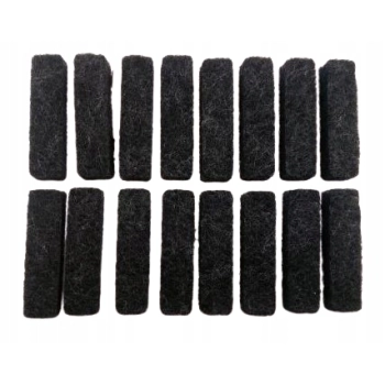 Podkładki filcowe pod meble  krzesła stoły stołki160x czarne koła HURTOWNIA