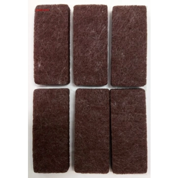 Podkładki filcowe pod meble krzesło stołek stół brązowe 6 szt GRUBE HURTOWNIA