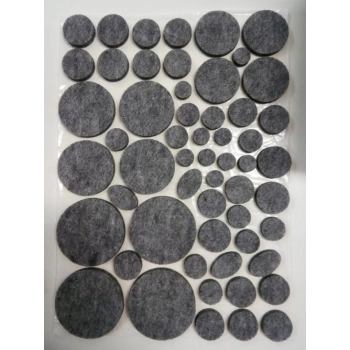 Podkładka filcowa pod meble krzesła stoły stołki szare koła 55 sztuk MIX HURTOWNIA