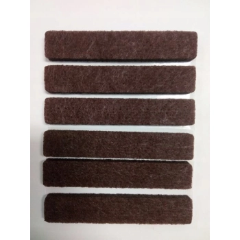 Podkładki filcowe pod meble krzesła stoły stołki brązowe 6 szt GRUBE